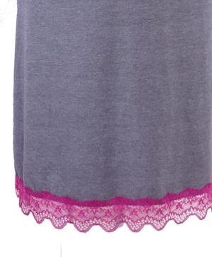 Women's nightgown with short sleeves from micromodal Lia