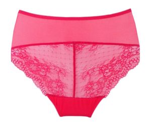 Luxury red tulle and lace panties Linda