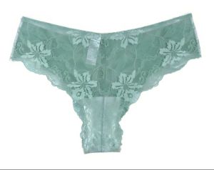 Lace brazilian briefs in green colour Kylie  