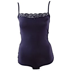 Cotton body with lace brazilian Choice black