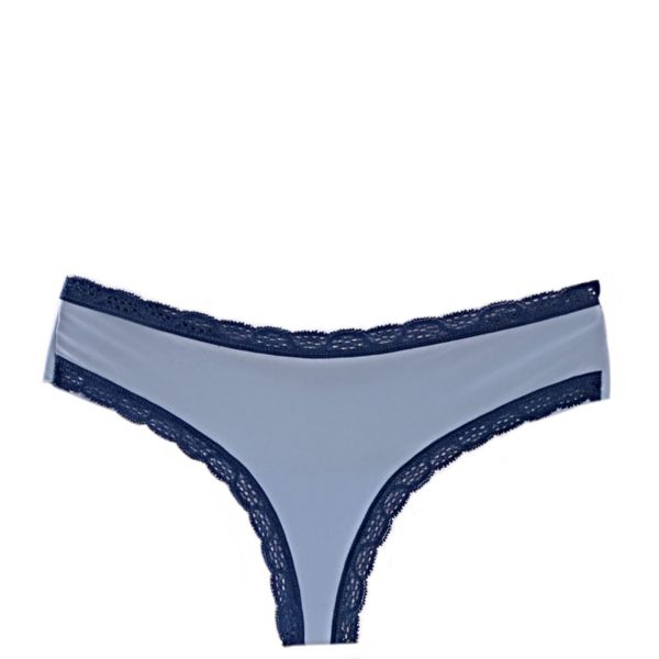 Бразилиана от микрофибър в син цвят Elegance