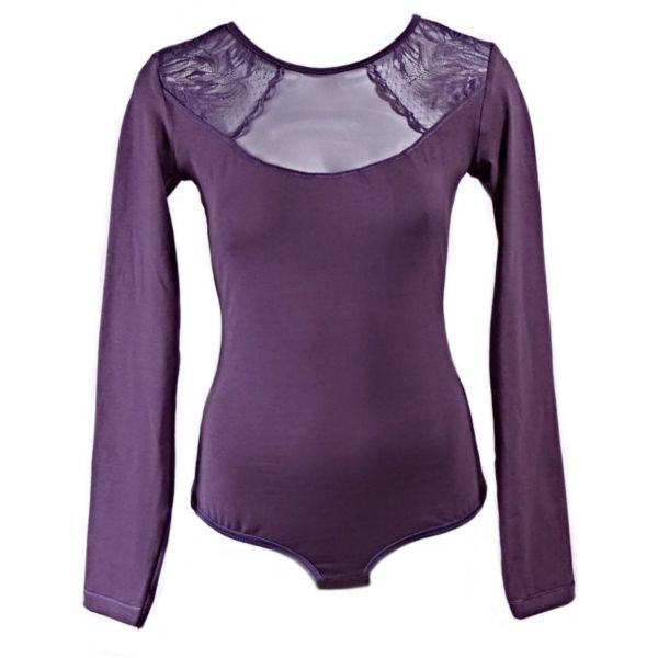 Дамско боди блуза с дълги ръкави Monica