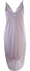 Luxury women's nightgown with lace Favorite natural