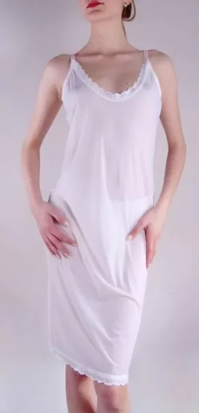 White dress lining Retro
