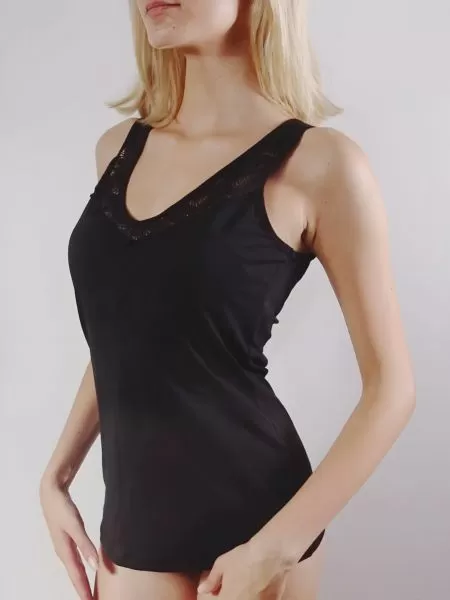  Дамски корсаж от памук и дантела Cotton comfort and lace