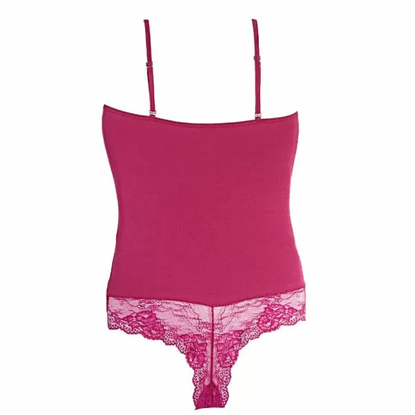 Боди бельо от еластичен памук  Choice burgundy