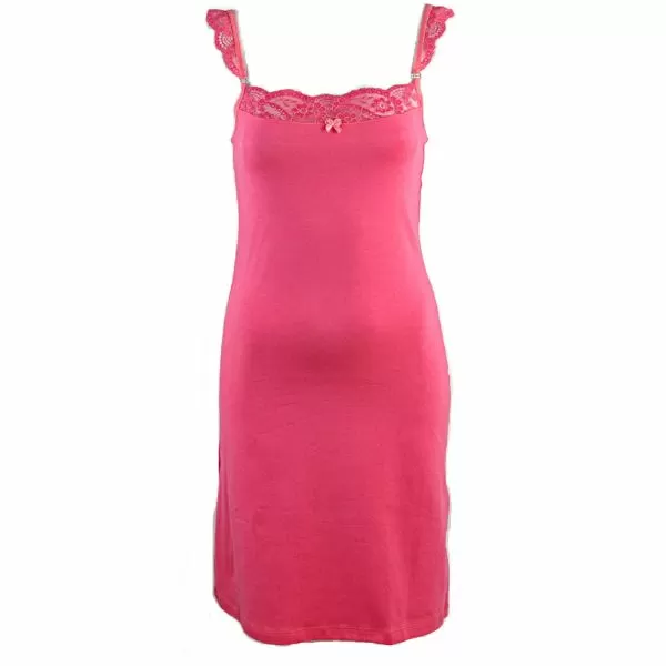 Дамска памучна нощница Summer coral