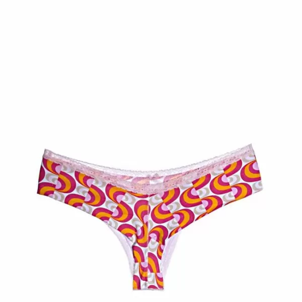 Brazilian Coral print and lace