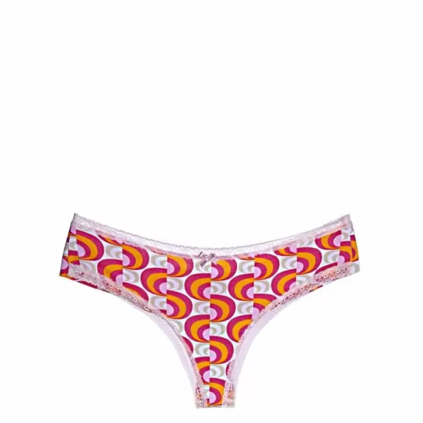 Brazilian Coral print and lace