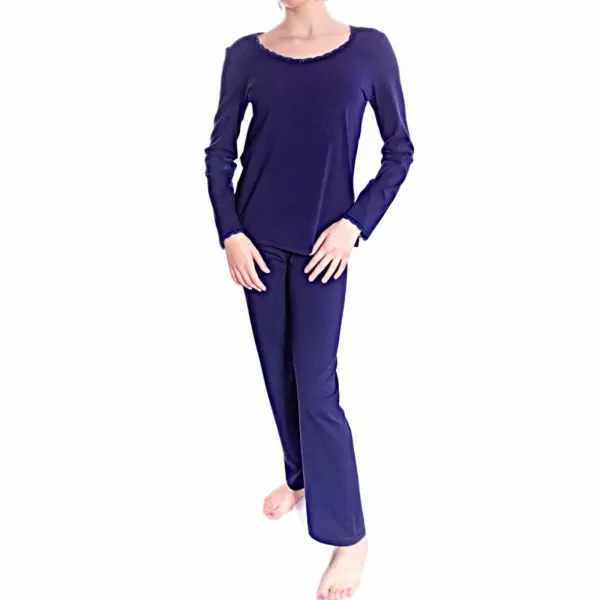 Памучна пижама Marry dark blue