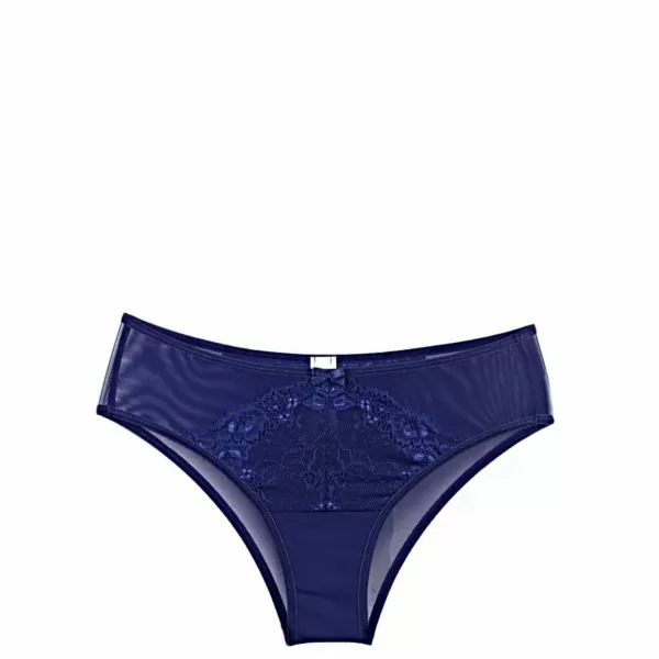 Tulle bikini in dark blue Sexy twist