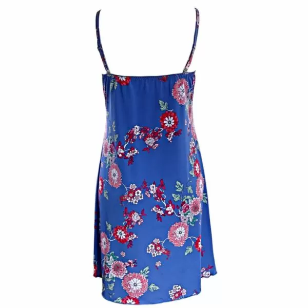 Дамска нощница с тънки презрамки Flora chic