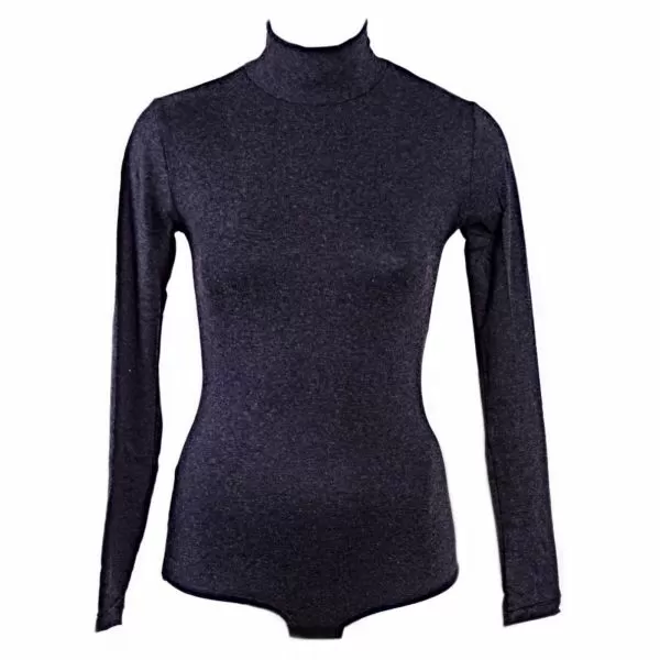 Дамско боди с дълъг ръкав Angora grey