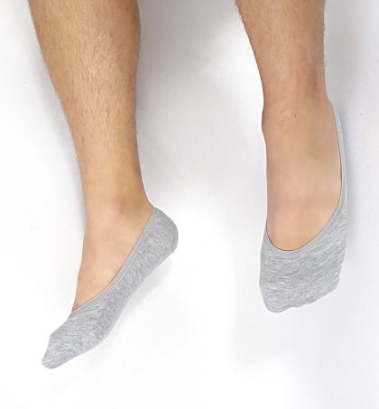 Man socks in light grey colou