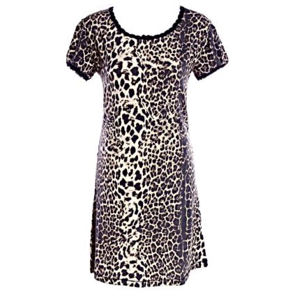 Cotton nightgown Leopard