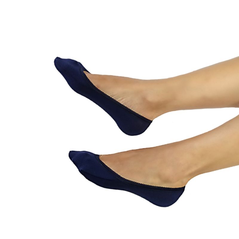 Ladies' Warmers and Socks , Ballerina socks Cotton touch dark blue