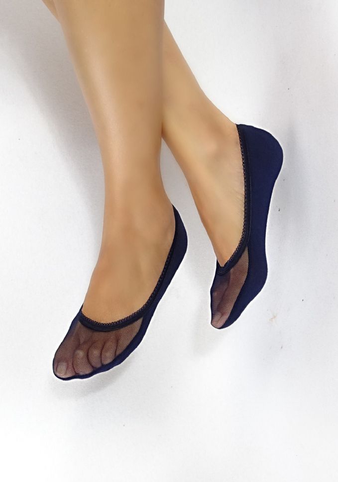 Ladies' Warmers and Socks , Ballerina socks Step dark blue