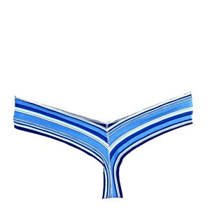 Бразилиана от микрофибър с щампа Blue stripes