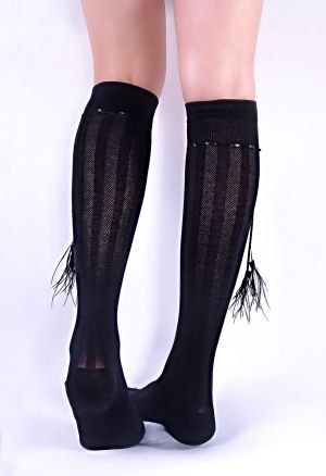 Women's 3/4 patterened socks Lux