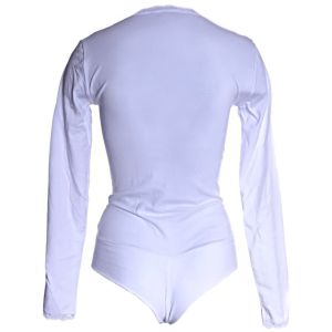 Body with long sleeves Venice white