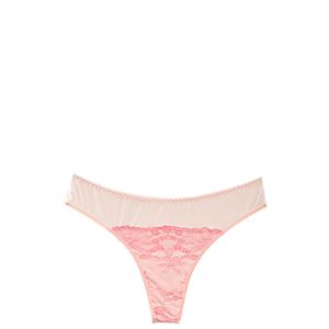 Women's string Elinor champagne and peach