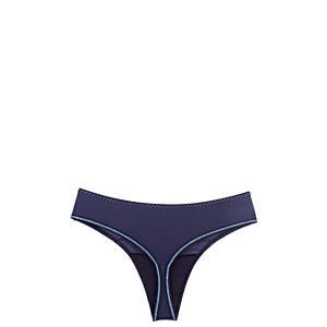 Women's string in black and blue Elinor