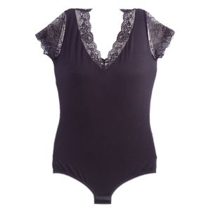 Cotton bodysuit with short sleeves Lady
