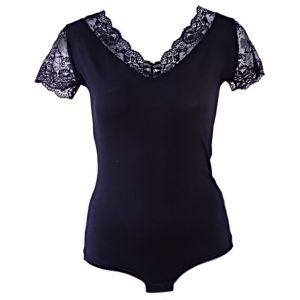 Cotton bodysuit with short sleeves Lady