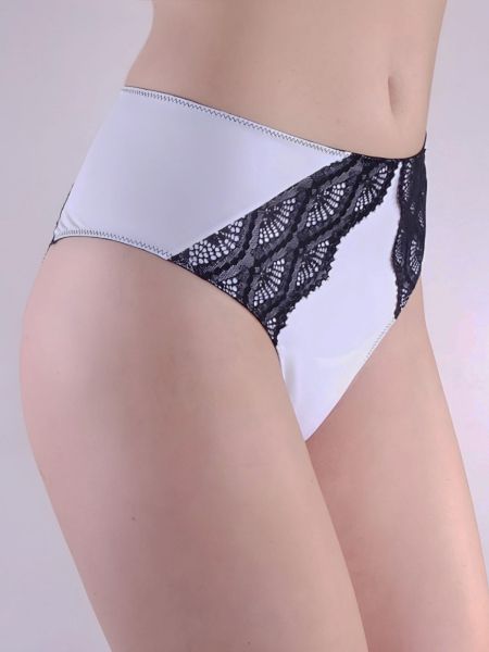 Дамски луксозни бразилиани White and black