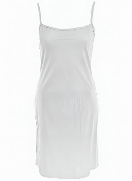 White Dress Slip with Thin Straps Sonya