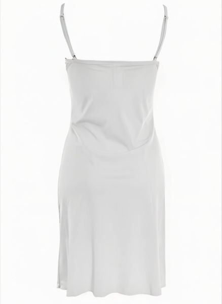 White Dress Slip with Thin Straps Sonya