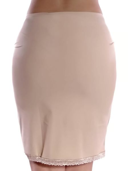 Skirt Slip Beige Clear
